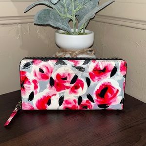 EUC Floral Kate Spade Accordion Wallet 💐